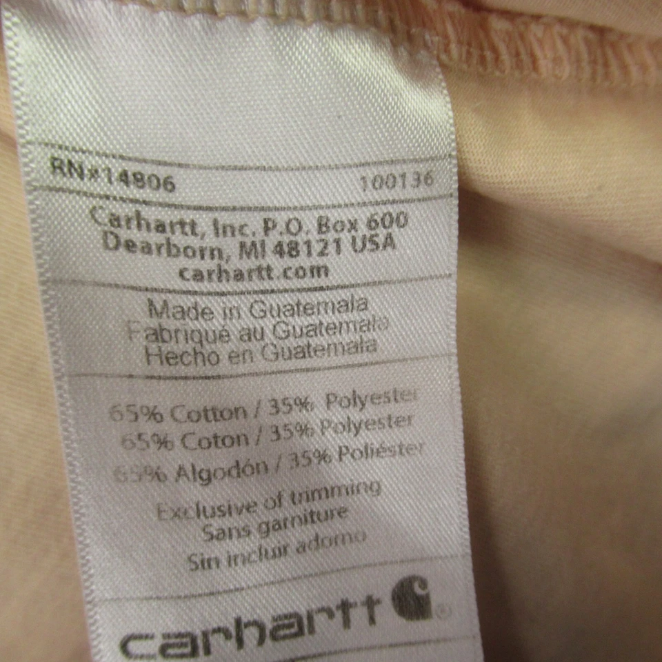 Carhartt Shirt Mens 3XL Tall Short Sleeve Crew Neck Outdoors Relaxed Fit - Image 4 of 4