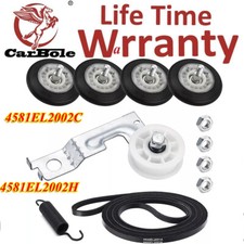 4581EL2002C Dryer Drum Roller Wheel and Shaft For LG 4581EL2002H 79669272000 New