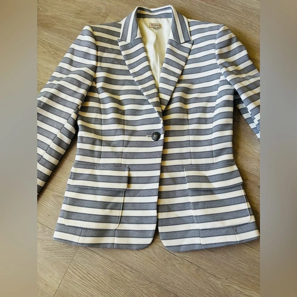 Daniel Cremieux Striped/Nautical Blazer Size small/2 - Image 2 of 4
