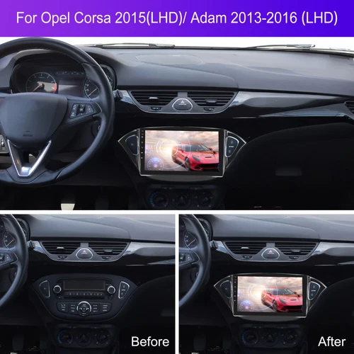 32GB Für Opel Corsa E 2015-2019 Adam Android14 Autoradio Carplay GPS Navi DAB+ - Bild 1 von 11