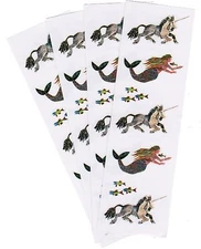 Mrs. Grossman's Eric Carle Mythical Creatures Unicorn Mermaid Scrapbook Stickers