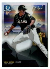 2018 Bowman Chrome Peaks of Potential Insert #PP-JG Jorge Guzman