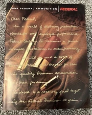 1995 Federal Cartridge Company Ammunition Catalog Vintage Anoka MN