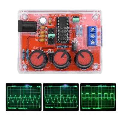 MARKENLOS XR2206 Function Signal Generator Finished Sine Triangle Square Wave 1HZ-1MHZ