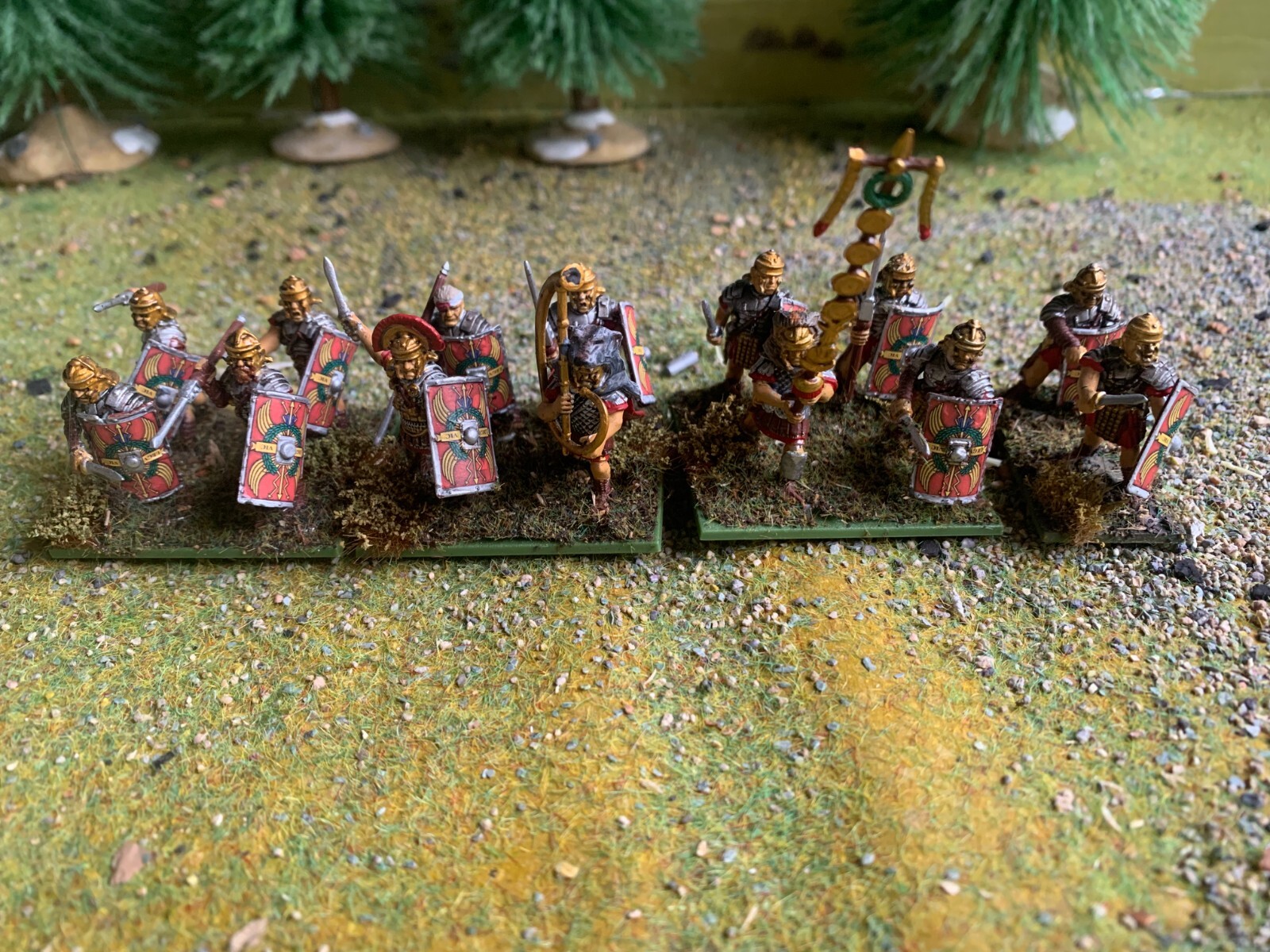 28mm Painted Plastic Roman Soldiers x14 eBay