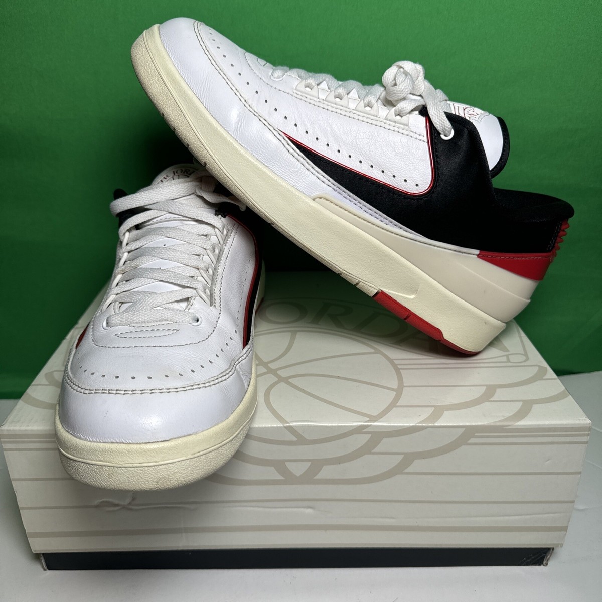FD4849-106] Womens Air Jordan RETRO 2 LOW 'CHICAGO TWIST' | eBay