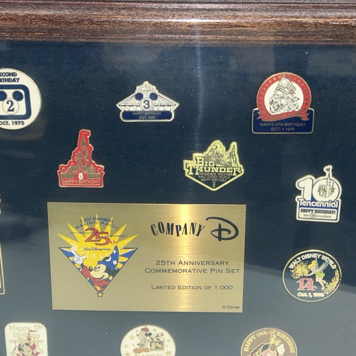 SEALED Company D Walt Disney World 25th Anniversary Commemorative