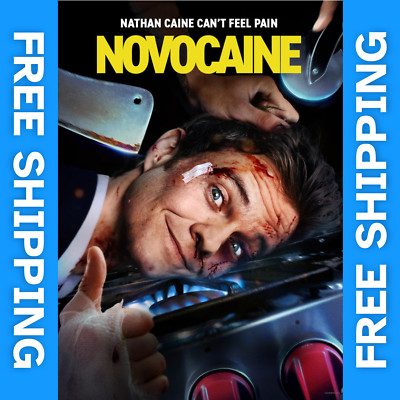 Novocaine (2025) Movie Blu-ray Brand New Free Shipping All Region 1080p Full HD