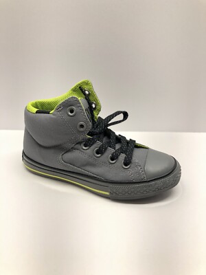 Converse RARE Colorway High Top Boy s Sneakers Grey and Lime Green Mens Size 1