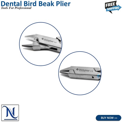 Bird Beak Pliers Serrated Wire Bending Dental Orthodontic Braces Instruments - Picture 3 of 3