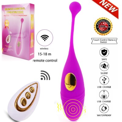 Vibrating Egg Sex Toy for Woman Couple Bullet Vibrator Wireless  Rechargeable US | eBay