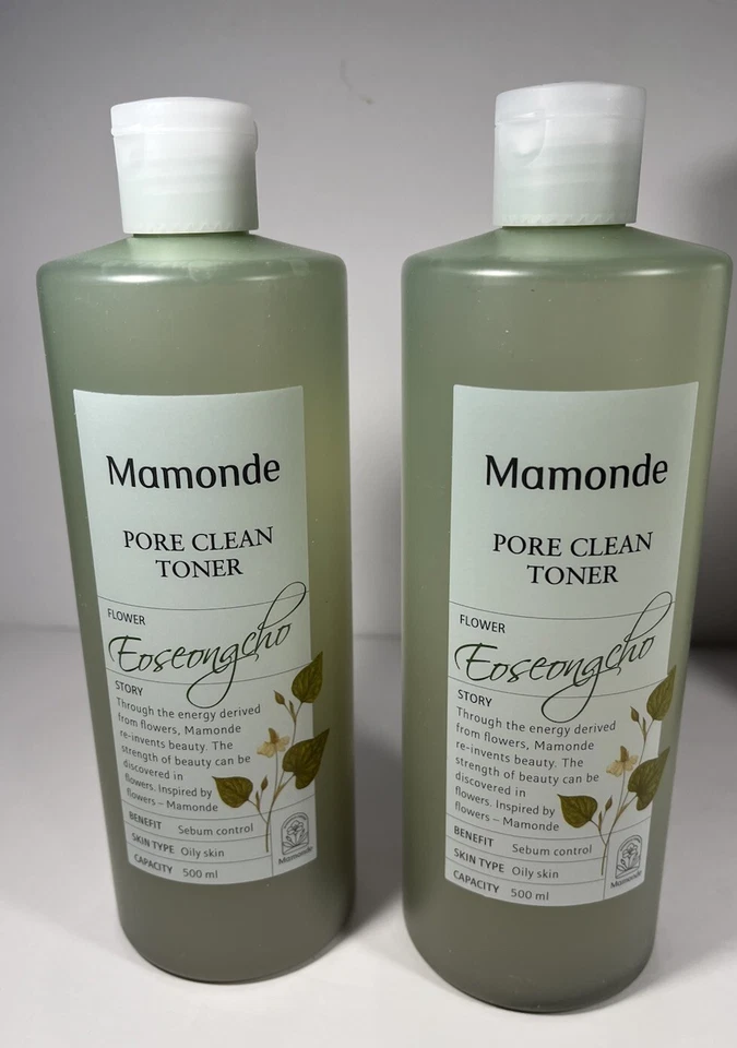 Toner Clean Mamonde Pore Clean Toner Vegano Novo Na Caixa 500 ml X 2 peças (16,9 fl. Oz Z 2) - Imagem 2 de 4