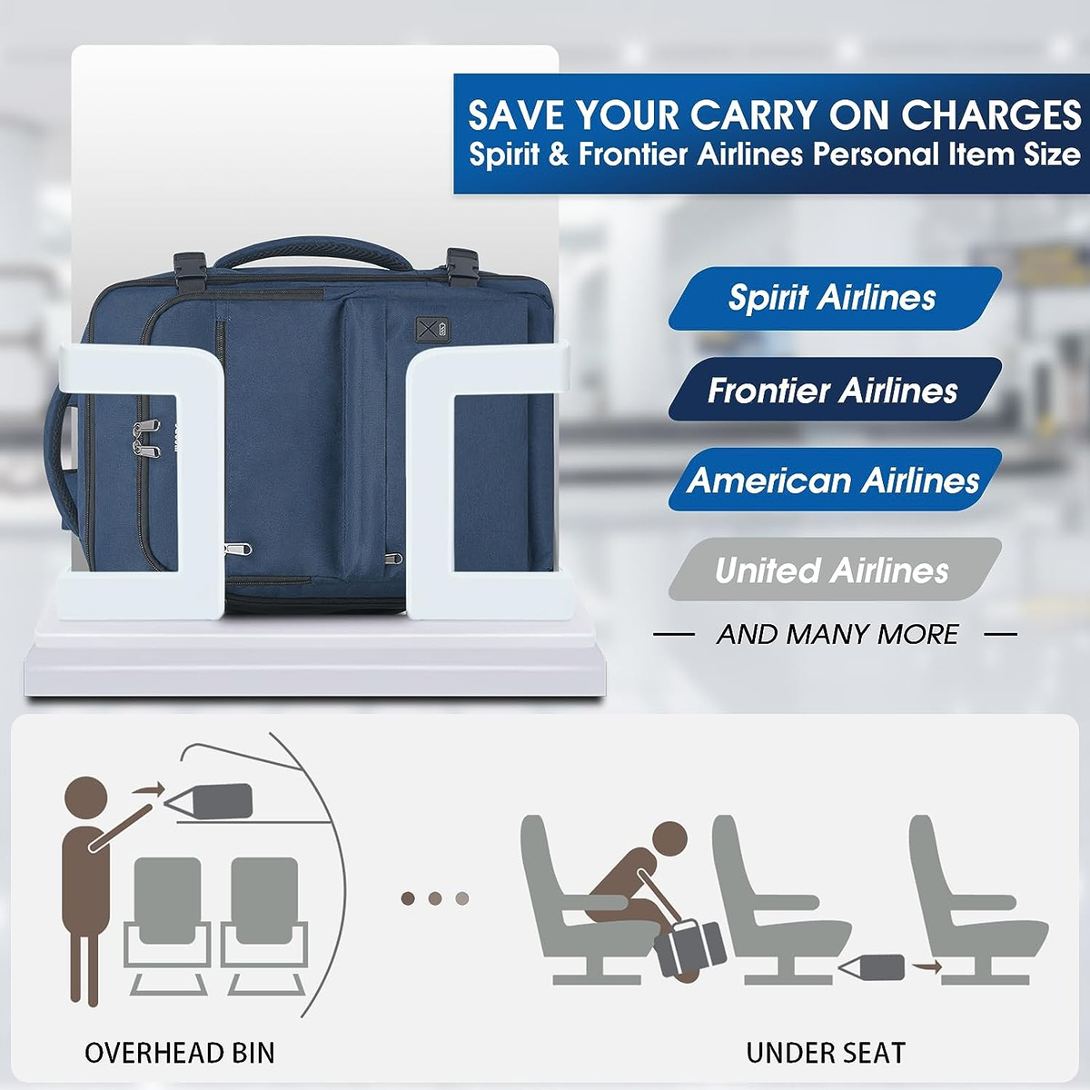 Baggage Fees Spirit Personal Item Measurement Measure Your Spirit