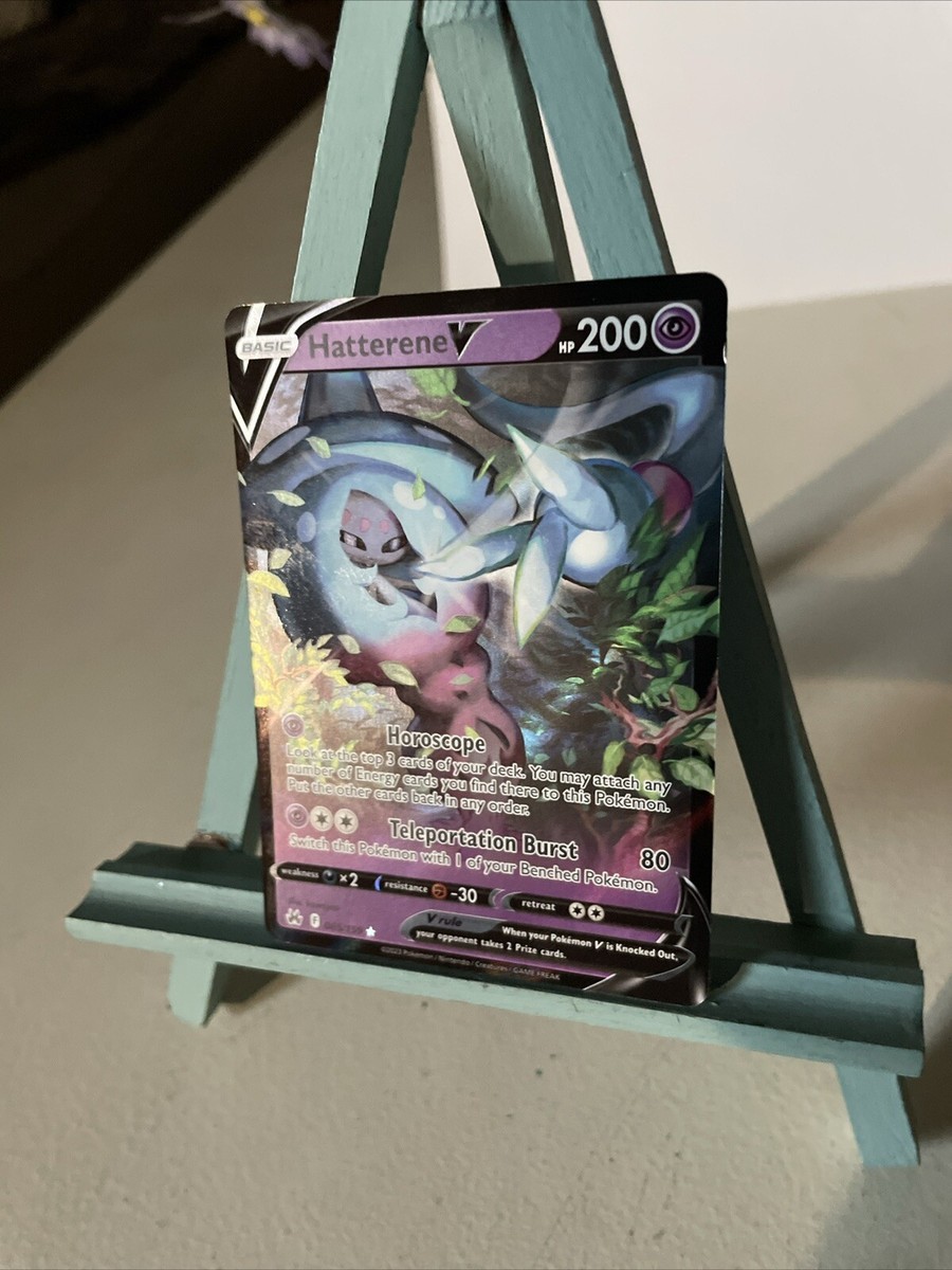 Pokemon TCG Crown Zenith Hatterene V 065/159 Holo Ultra Rare | eBay