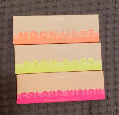 Colourpop, pressed powder eye shadow palette, 5 colors