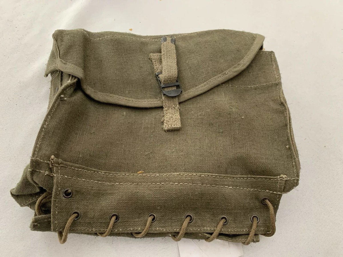 Medic Bag Ww2 Design Post War French Made Expandable Bottom Medic Bag Ww2 Design Post War French Made Expandable Bottom