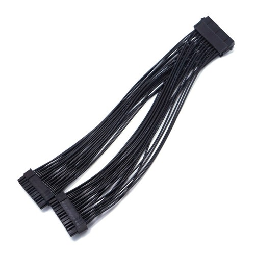 24 Pin ATX Power to Motherboard 24 pin Power Splitter Add on 2 Ports 24Pin to PC - Afbeelding 6 van 7