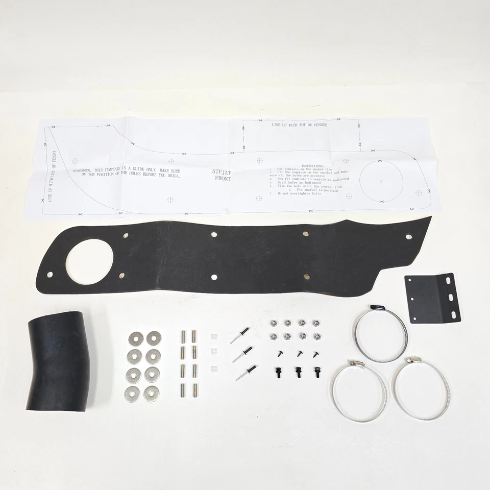 Intake Snorkel Kit For 2007-2012 Toyota FJ Cruiser 1GR-FE 4.0 V6 2WD 4WD 4x4 Foto 3 de 4