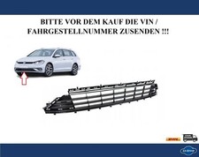 Stoßstangenblende Gitter Blende Vorne Mitte Chromleiste für VW Golf VII 7 17-19