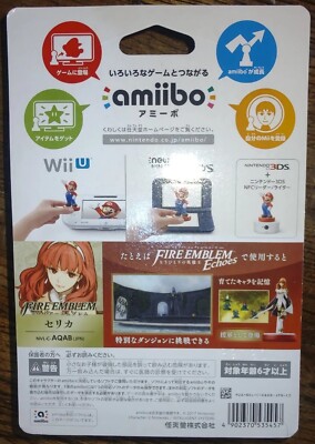 Nintendo Amiibo Celica Fire Emblem Series 3DS Wii U Switch Rare L