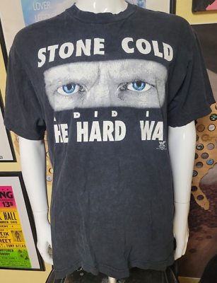 VTG WWF 1998 Stone Cold Steve Austin The Hard Way WWE Wrestling T