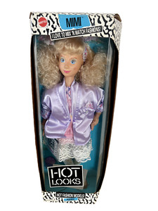 Mimi French Mattel Hot Looks Models Poseable Fashion Doll, circa 1986-88, NRFB