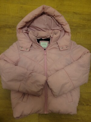 PRIMARK PUFFER HOODED COAT FLEECE LINED 12-13YEARS