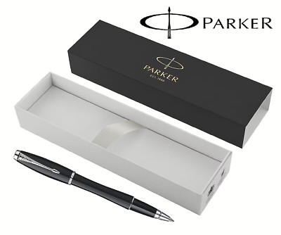 PARKER Urban Tintenroller Rollerball schwarz / silber Neu & Ovp Miene M - Blau