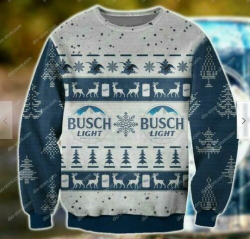 New BUSCH-LIGHT Premium 3D Ugly Sweater 