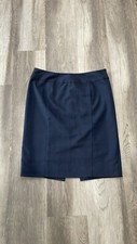 Women  s Kenneth Cole Size 4 pencil career blue skirt