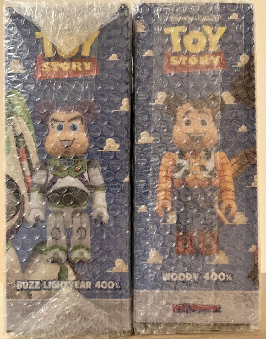 Bearbrick Toy Story 400% Woody Buzz 2 Types Set Rare Brand New