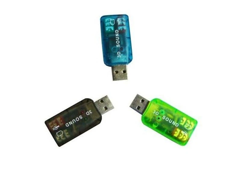 5.1USB to 3.5mm mic headphone Jack Stereo Headset 3D Sound Card Audio Adapter PC - Image 4 of 4