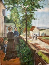 Shaida, After impressionism, Oil, 30.5” x 23”