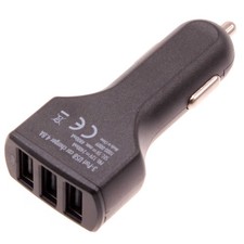 For Samsung Galaxy S20/S21/S22 - Car Charger 36W 3-Port USB 4.8A DC Socket