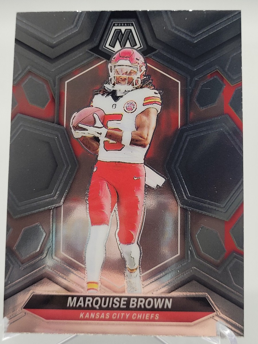 2024 PANINI MOSAIC MARQUISE BROWN FOOTBALL CARD CHIEFS NFL donruss topps 109