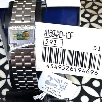 CASIO A159WAD-1D Diamond Series Digital Watch | eBay