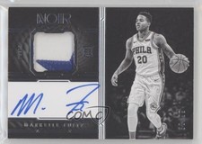 2017 Panini Noir Prime Rookies Black and White /99 Markelle Fultz #351 Auto 06mc