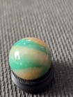Peltier Vintage Rainbo Marbles Lot of 2. Muddy.  Excellent/Near Mint. Gorgeous  — photo 9