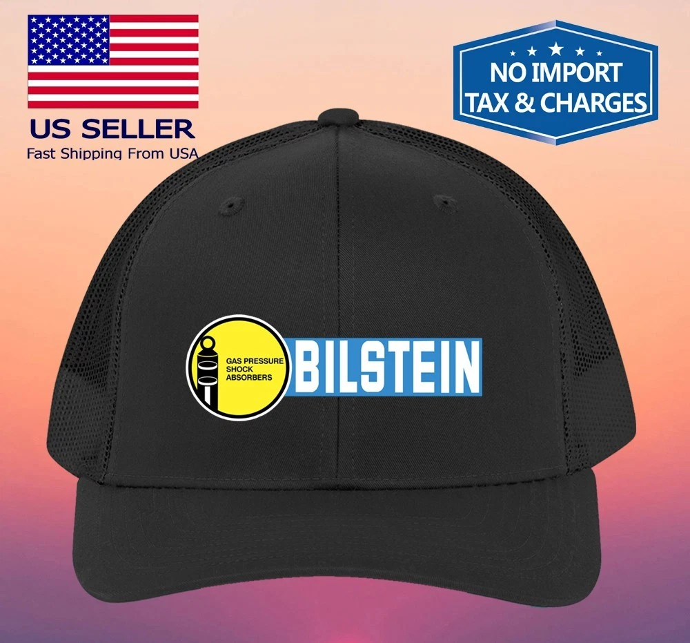 Bilstein Shock Suspension Racing Adjustable Black Trucker Hat Cap Adult Size