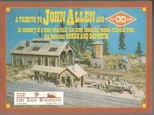 Fine Scale Miniatures advertisement for JOHN ALLEN & the GD LINE kits color ad