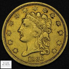 1836 Script 8 $2.50 Classic Head Gold Quarter Eagle