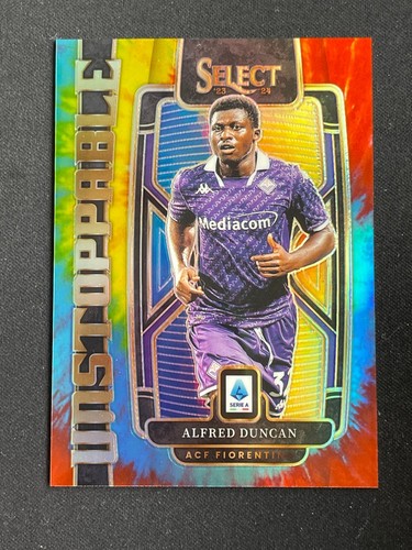 Alfred Duncan 2023-24 Panini Select Serie A Unstoppable Tie-Dye Prizm 42/49 #22
