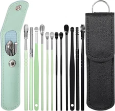12 Pcs/2 Sets Earwax Removal Kit, Ear Cleaning Tool Set Ear Pick Earwax Removal