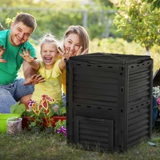 Garden Compost Bin 80 Gallon Outdoor Large Capacity Composter Fast Create Fertil