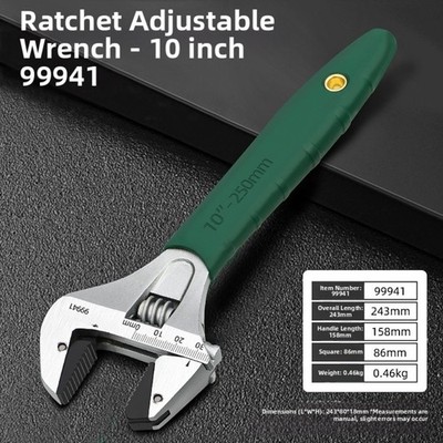 Multifunction Quick Adjustable Wrench with Comfortable Grip for Various Repairs
