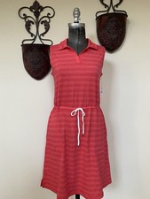 T by Talbots Women's Casual Dress Drawstring Sleeveless Size Small NWT
