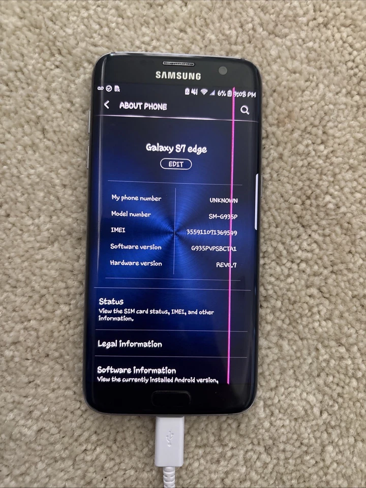 Samsung Galaxy S7 Edge 32 GB Black Onyx (Sprint) - Image 3 of 3