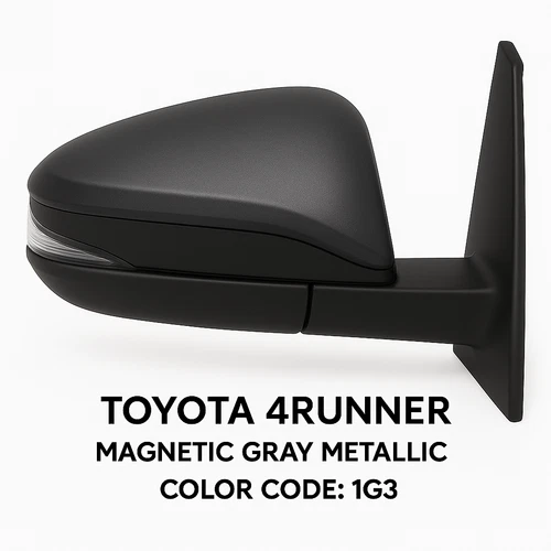 NEW GRAY Mirror Fits 14-2023 Toyota 4Runner Passenger Right Signal heat puddle