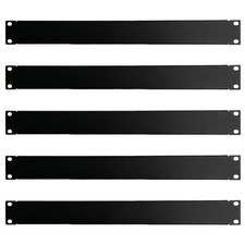 Suprwin 1U Blank Panel Rack Mount Spacer Filler Panel 19 Black Rack Blanking