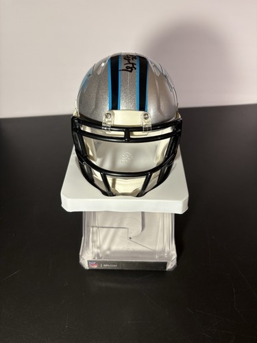 Steve Smith Sr firmato Carolina Panthers Speed Mini casco Beckett BAS Coa - Foto 8 di 11